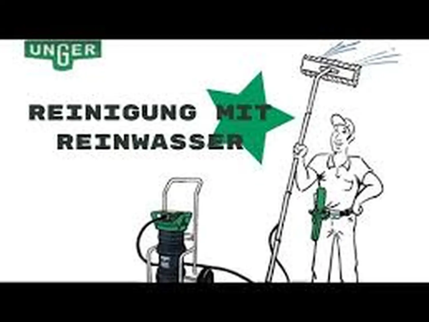 Reinigung mit reinem Wasser - Flyer von Patricks Reinigungsservice